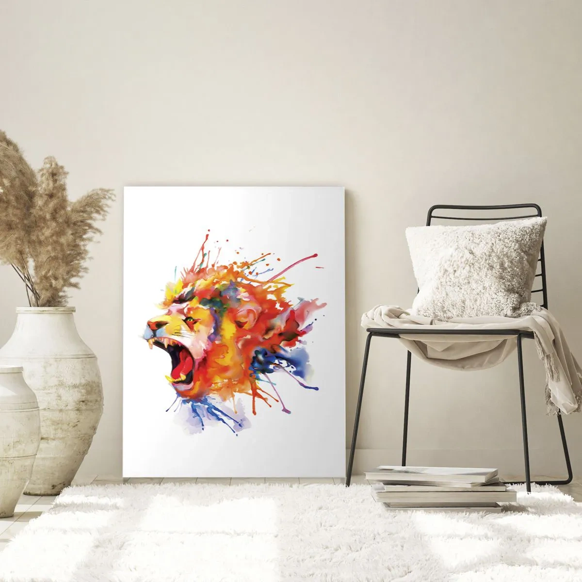 Obraz na skle - Vybuchnúť hnevom  - 50x70 cm
