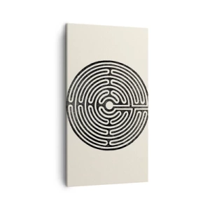 Obraz na plátne - Tajomný poriadok - 45x80 cm