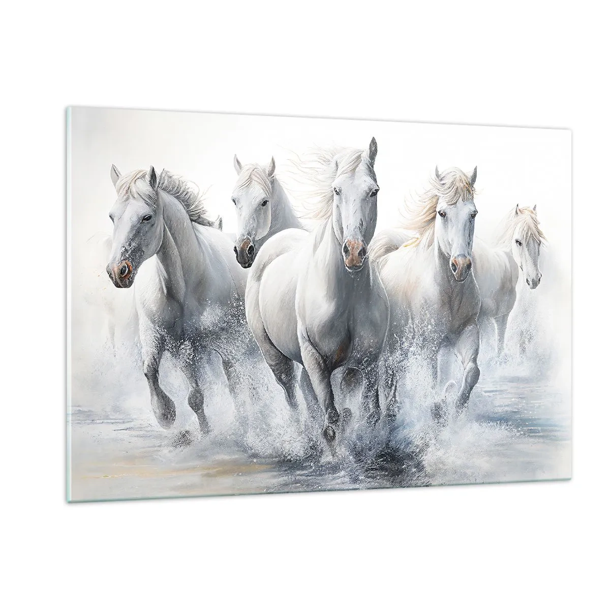 Obraz na skle - Biela mágia - 120x80 cm