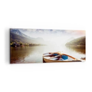 Obraz na plátne - Pri veľkej a čistej vode - 100x40 cm