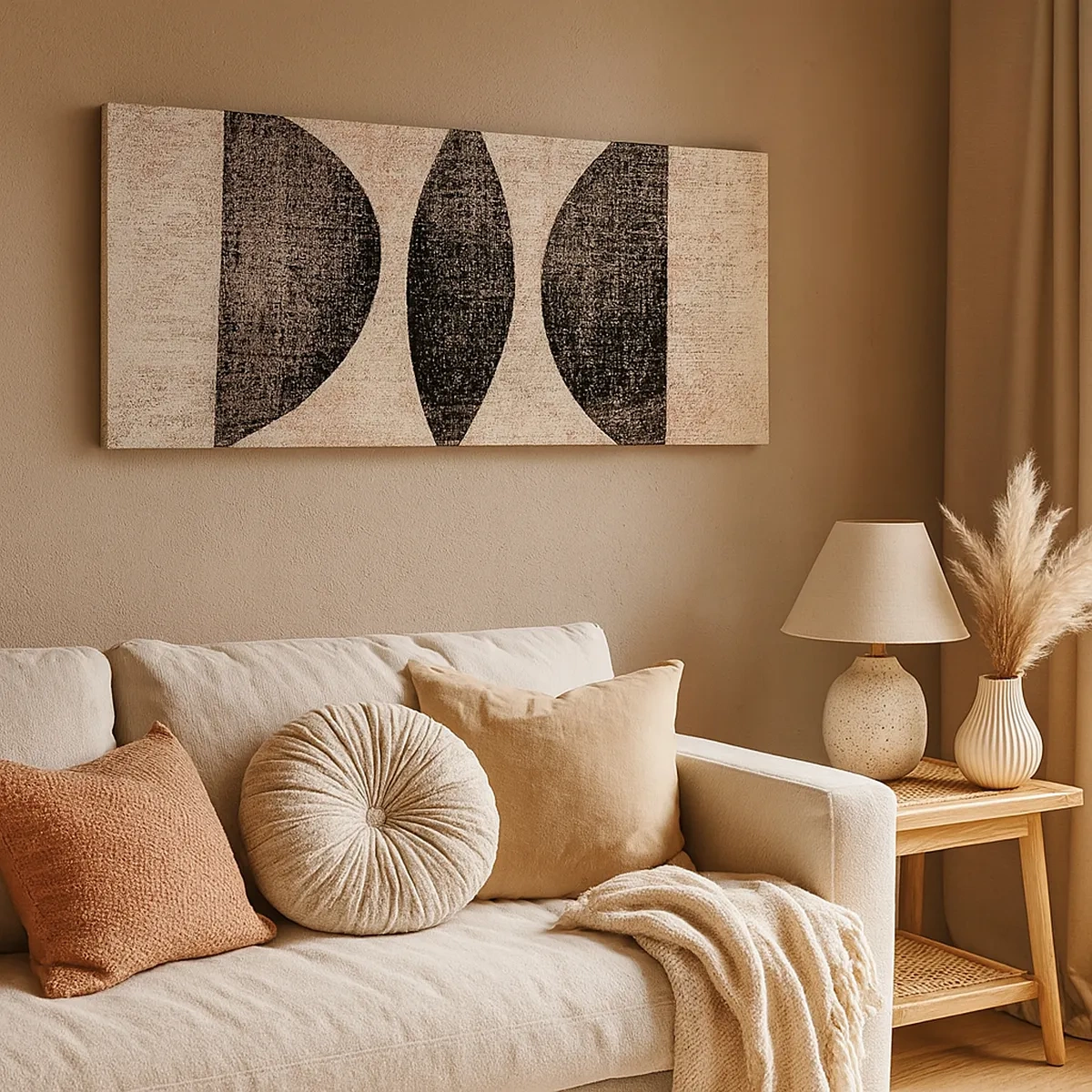 Obraz na plátne - Etnická abstrakcia - 30x30 cm