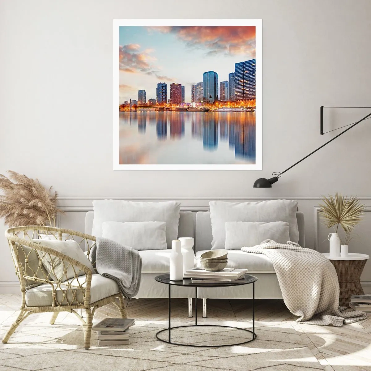 Plagát - Monumentálny pokoj Paríža - 40x40 cm