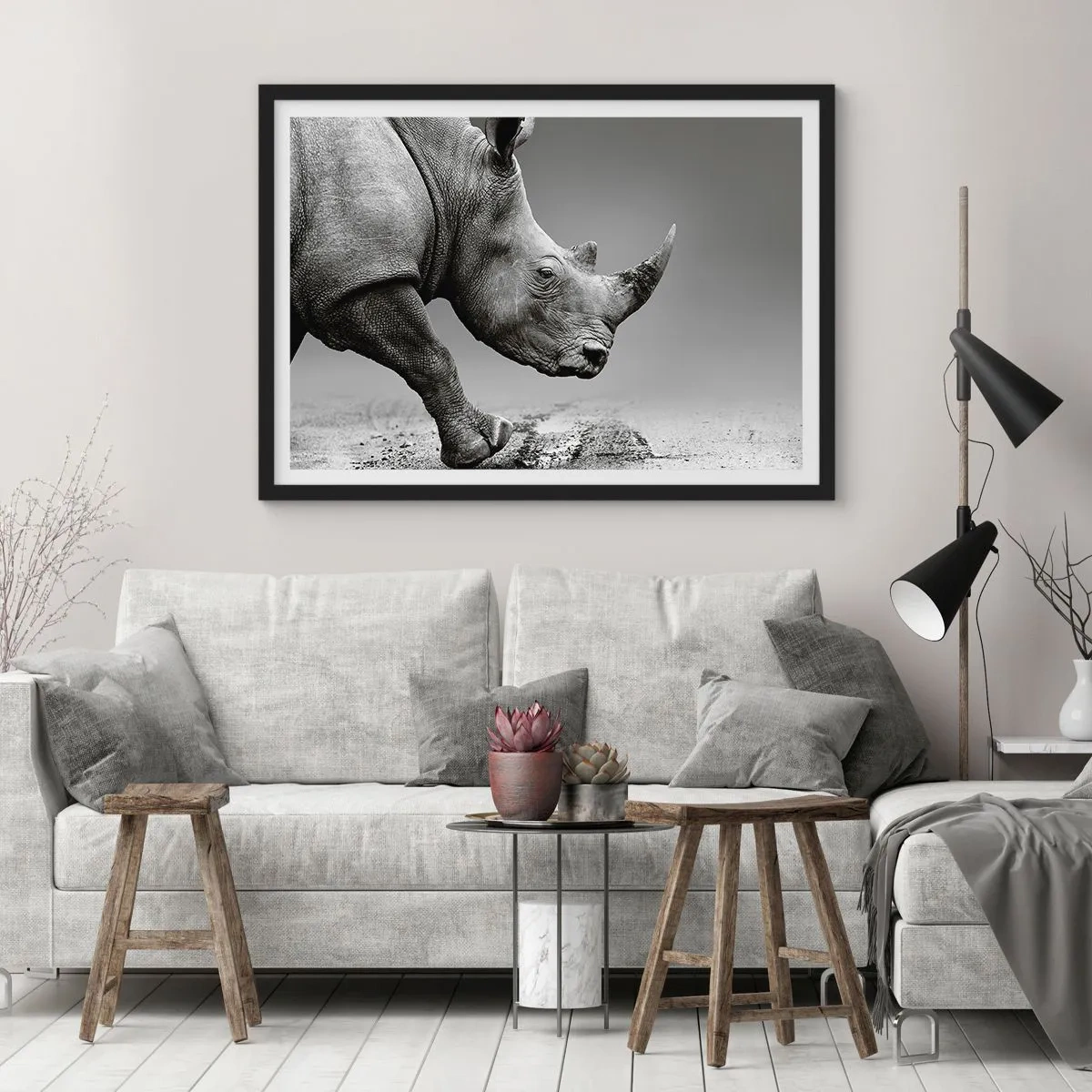 Plagát v čiernom ráme - Nezastaviteľná sila - 70x50 cm