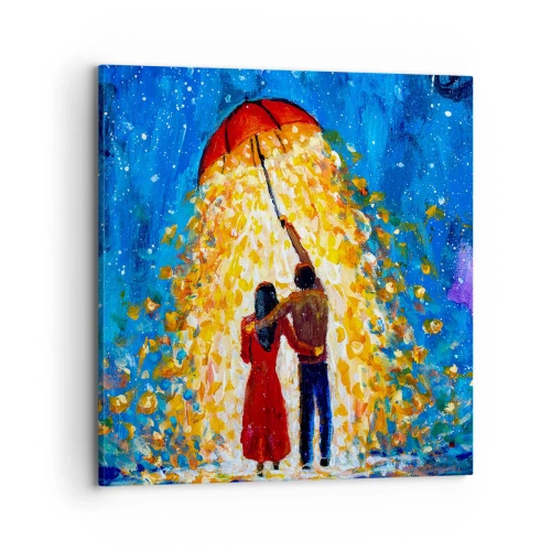 Obraz na plátne - Mágia daždivého večera? - 70x70 cm