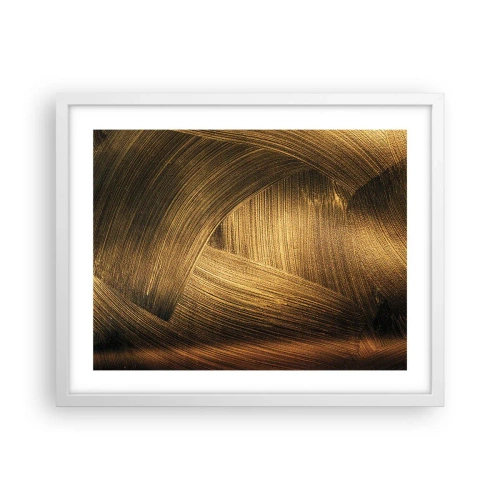 Plagát v bielom ráme - V zlatom labyrinte - 50x40 cm