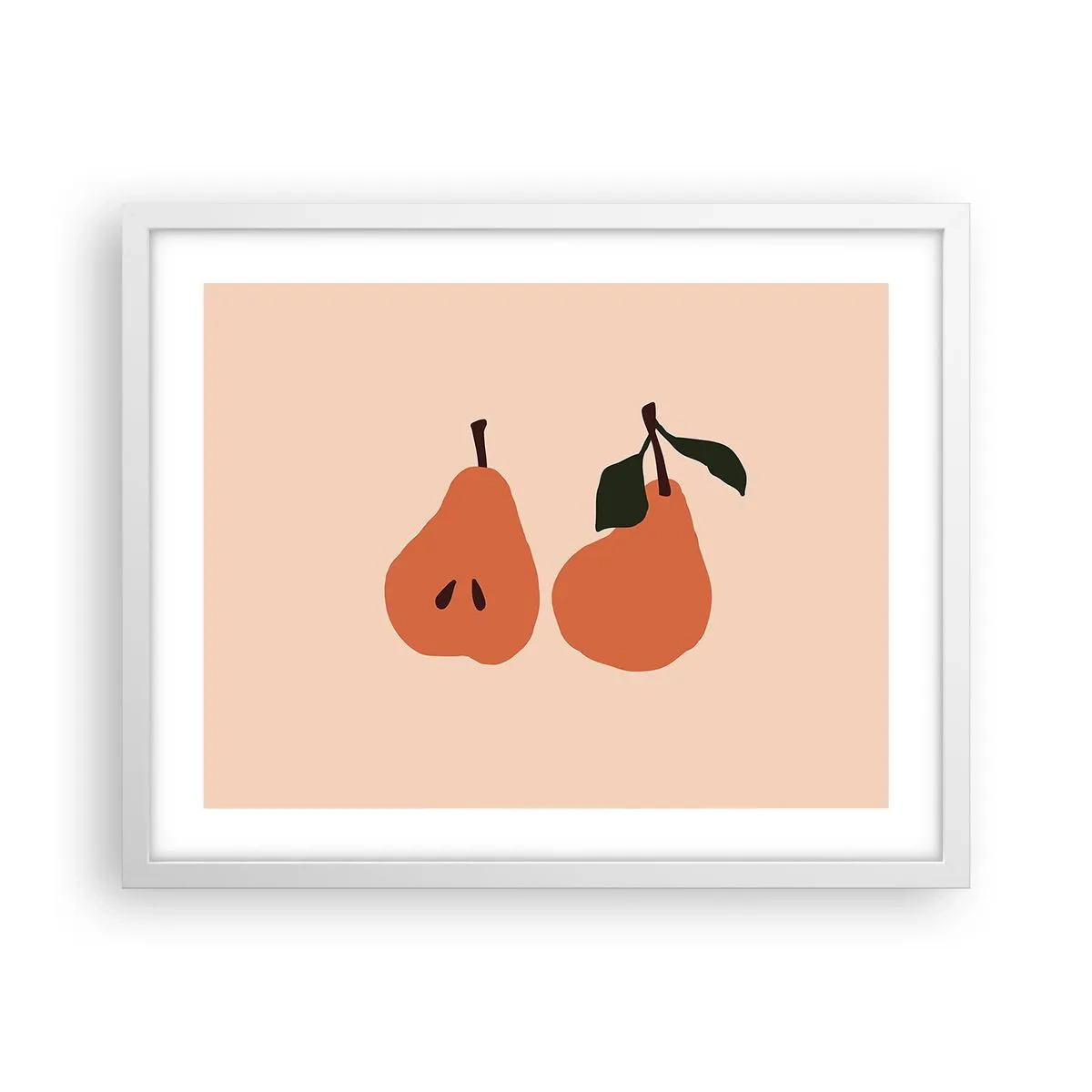 Plagát v bielom ráme - Číra sladkosť - 50x40 cm