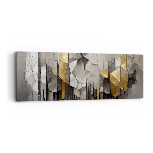 Obraz na plátne - Kompozícia z ľadu a svetla - 90x30 cm