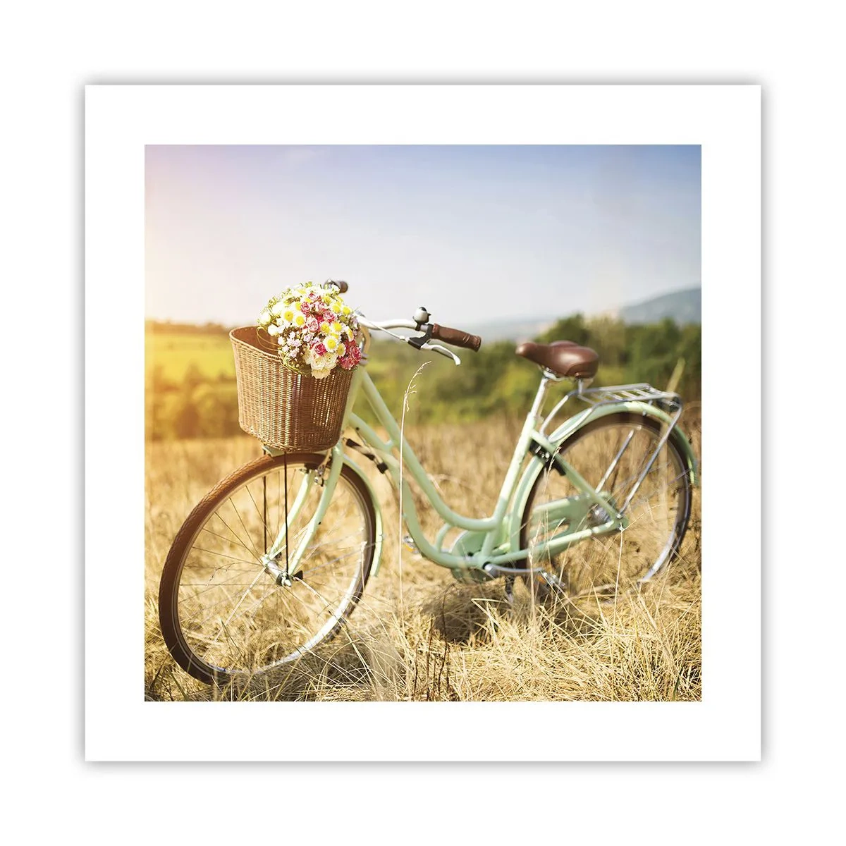 Plagát - Chvíľu tu zostanem - 40x40 cm