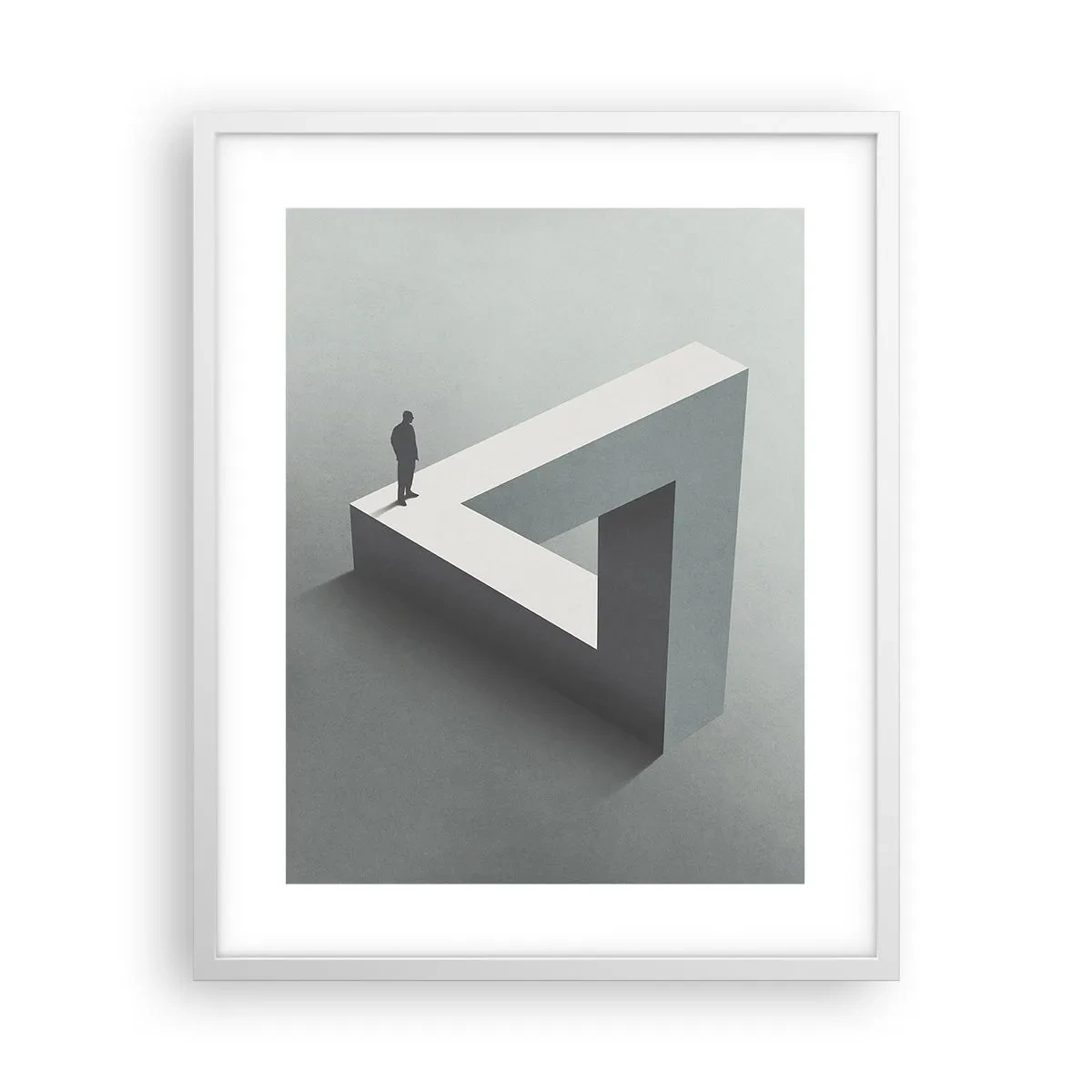 Plagát v bielom ráme - A predsa je to možné - 40x50 cm