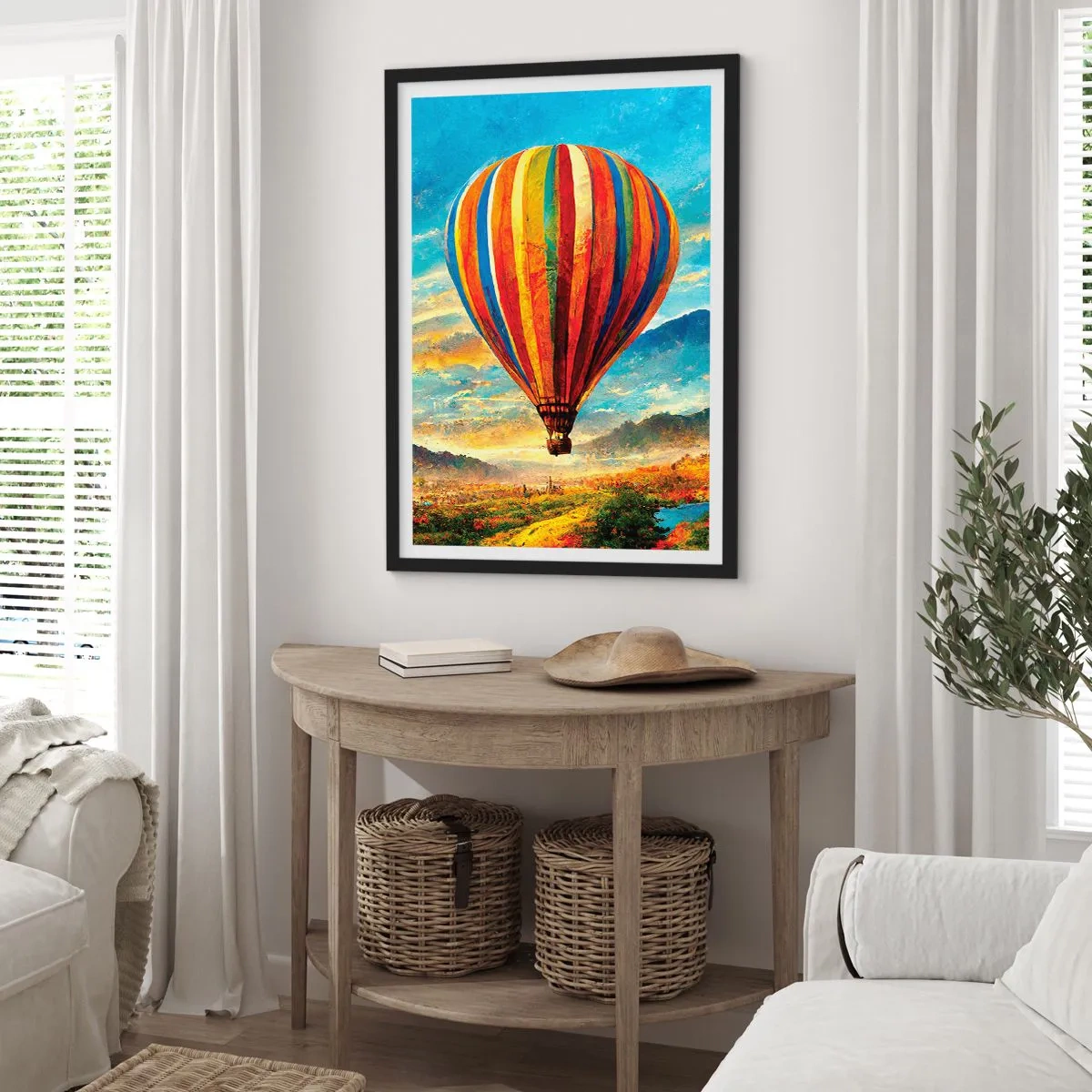 Plagát v čiernom ráme - V tichu je toho vidieť viac - 70x100 cm