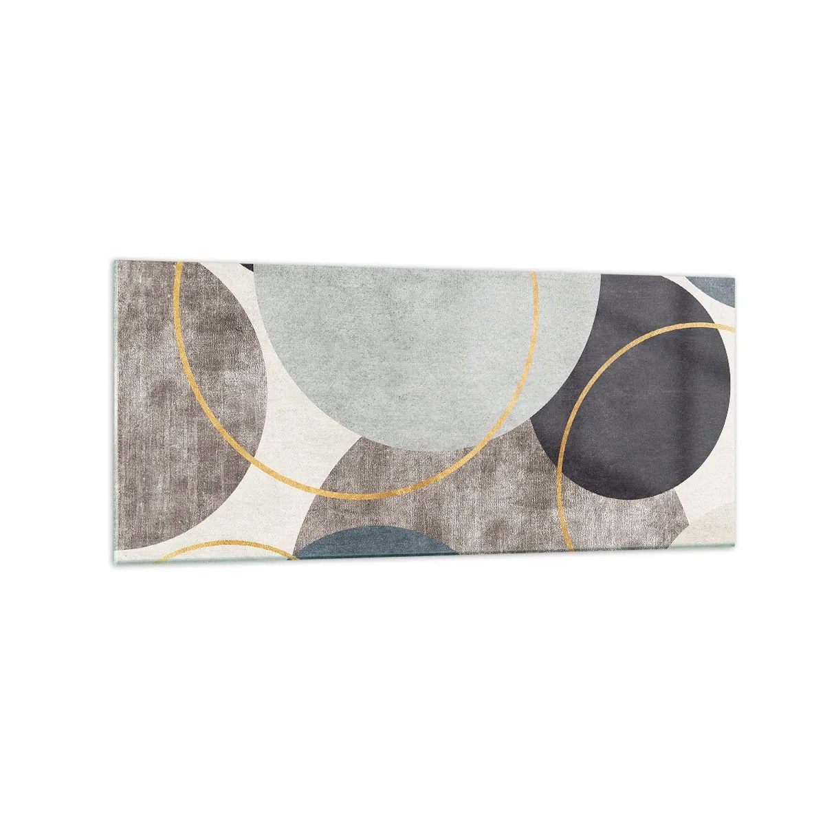 Obraz na skle - Kruh za kruhom - 120x50 cm