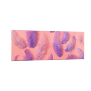 Obraz na skle - Ľaliový vták túžby - 140x50 cm