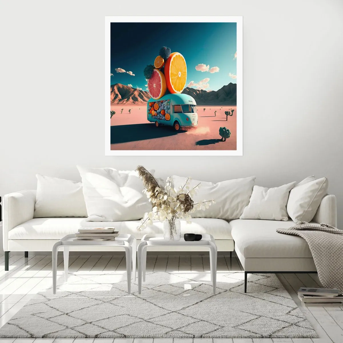 Plagát - Chuť prázdnin - 50x50 cm