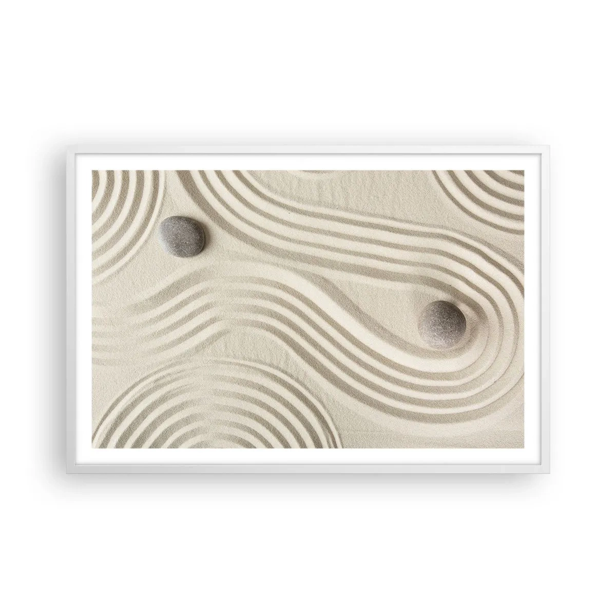 Plagát v bielom ráme - Dotyk tepla - 91x61 cm