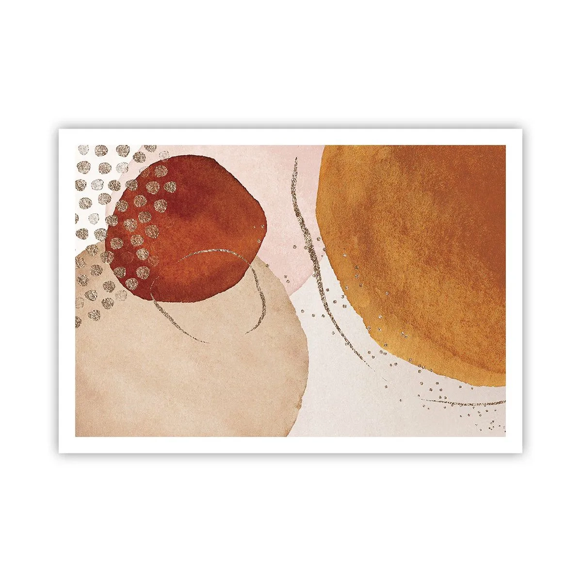 Plagát - Zaoblenie a pohyb - 100x70 cm