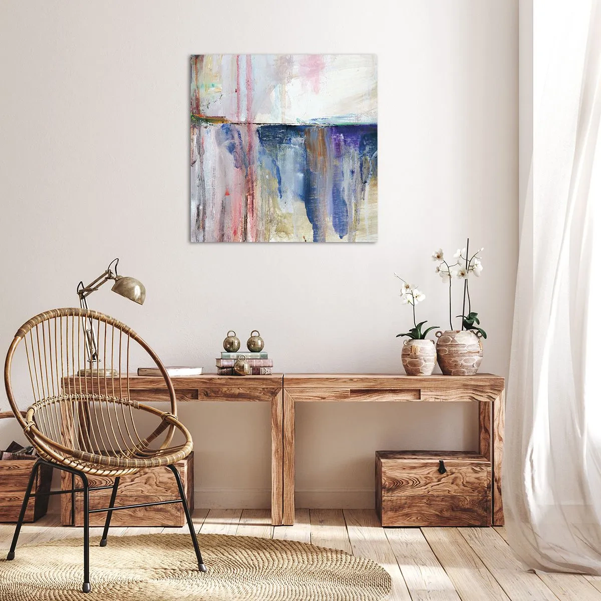 Obraz na plátne - Farebné dojmy a asociácie - 70x70 cm