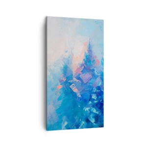 Obraz na plátne - Zimná abstrakcia - 45x80 cm