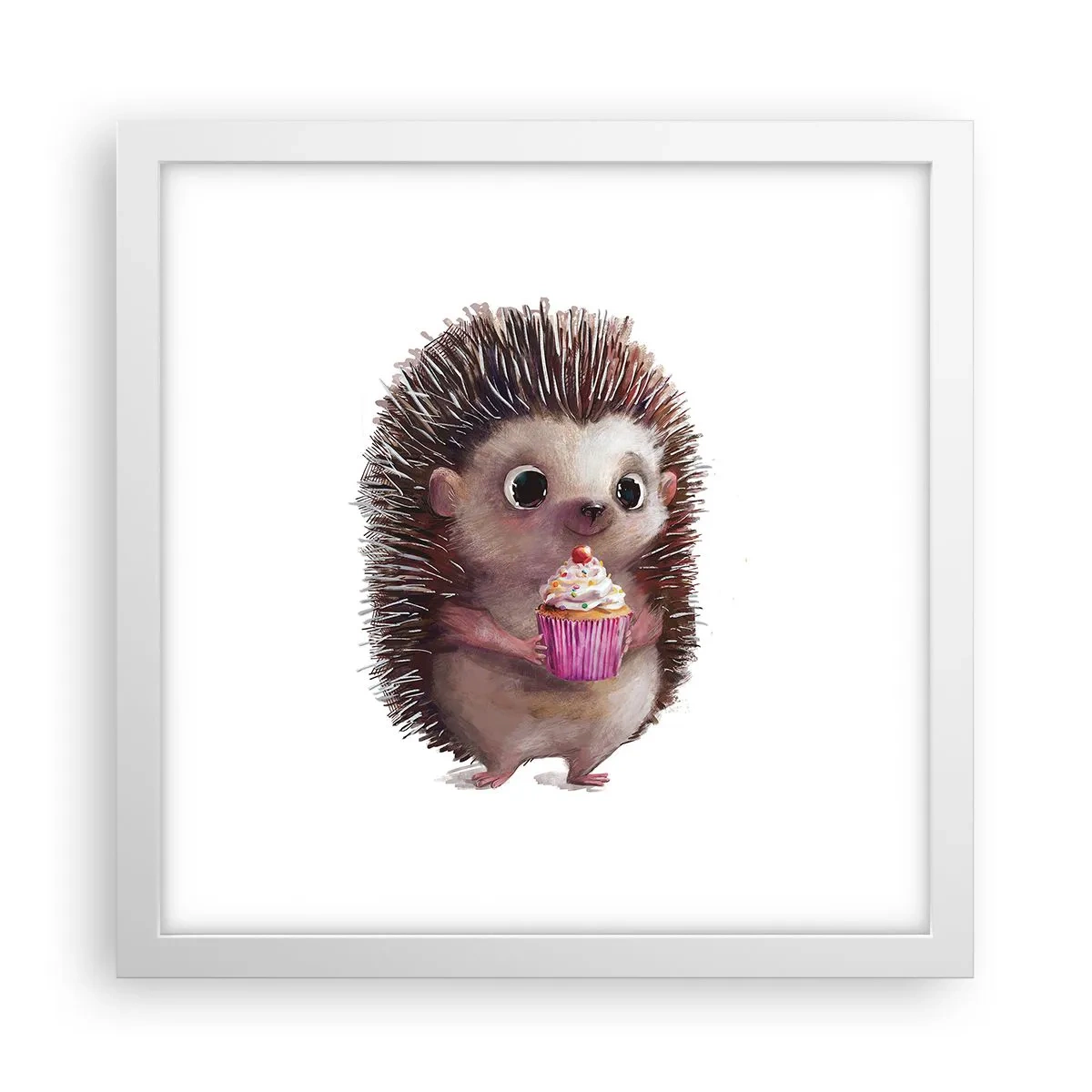 Plagát v bielom ráme - Oslava je každý deň - 30x30 cm