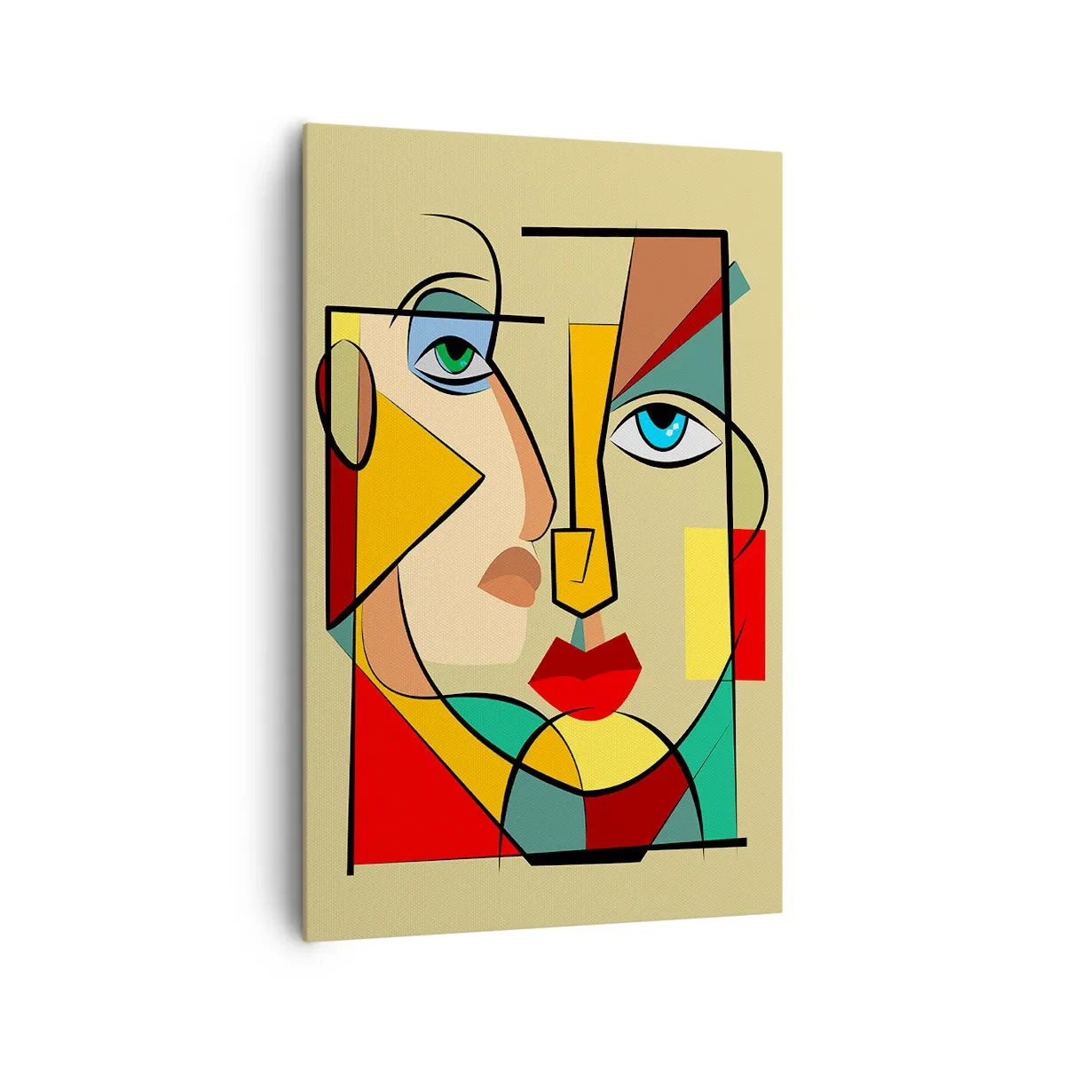 Obraz na plátne - Zhodný pár - 80x120 cm