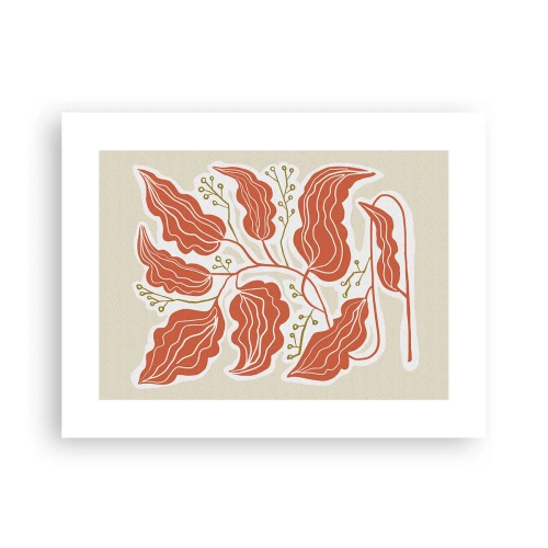 Plagát - Ľudovo a koralovo - 40x30 cm