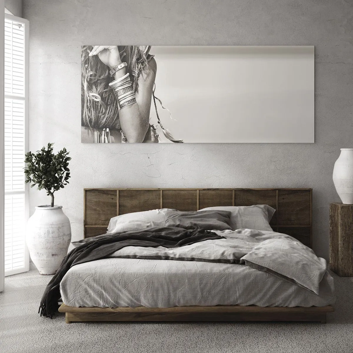 Obraz na skle - Ako dievča - 140x50 cm