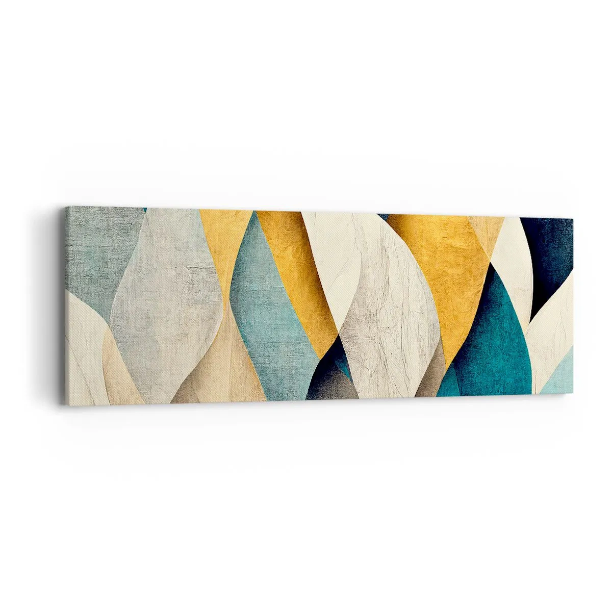 Obraz na plátne - Rytmus a vlnenie - 90x30 cm