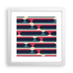 Plagát v bielom ráme - Dovnútra a dopredu - 30x30 cm