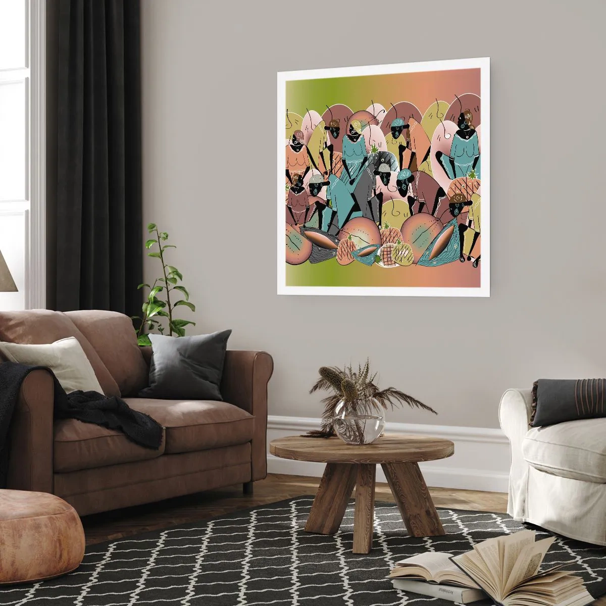 Plagát - Blíži sa veľký sviatok - 60x60 cm