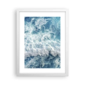 Plagát v bielom ráme - Radostne a skákavo - 30x40 cm