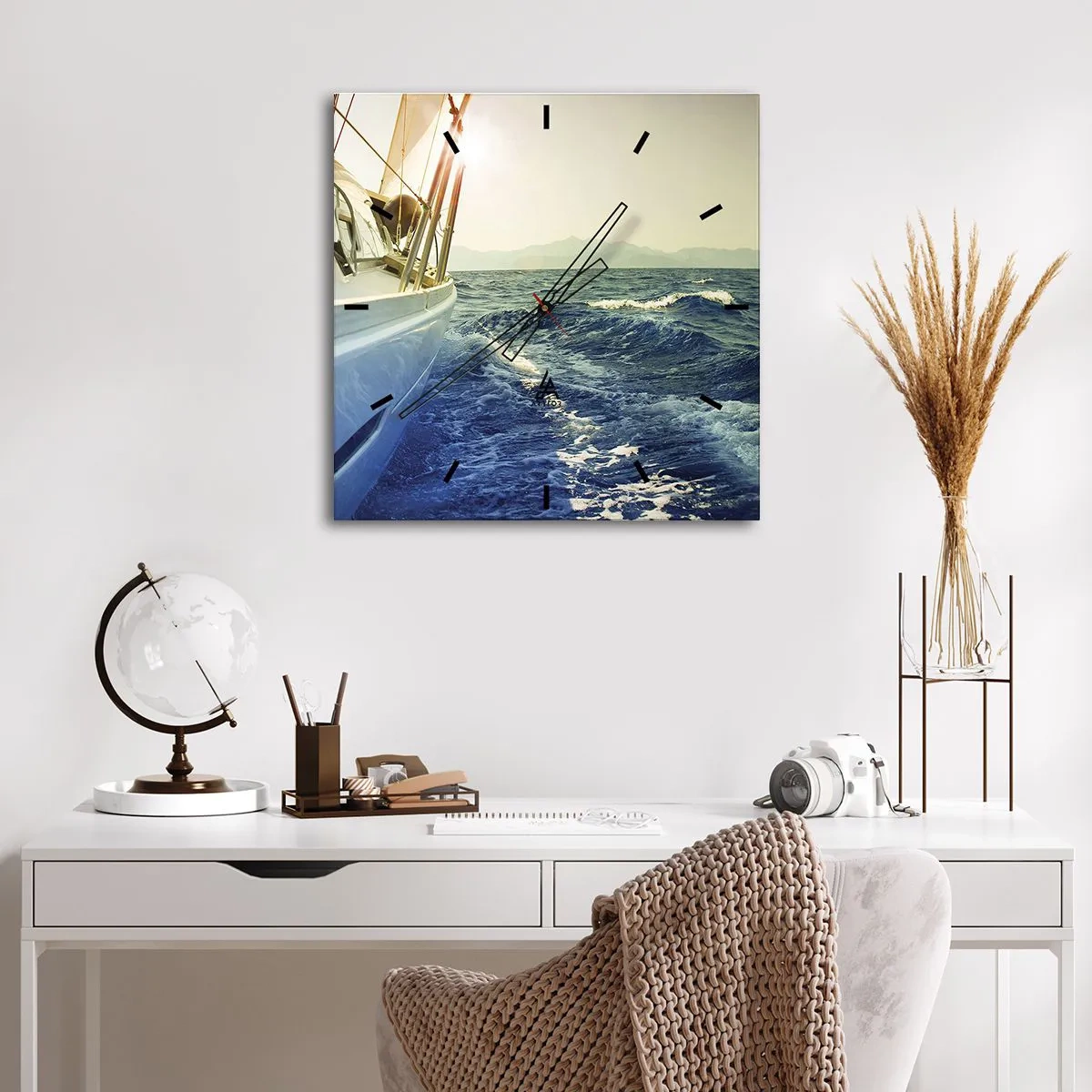 Nástenné hodiny - Za dobrodružstvom - 30x30 cm