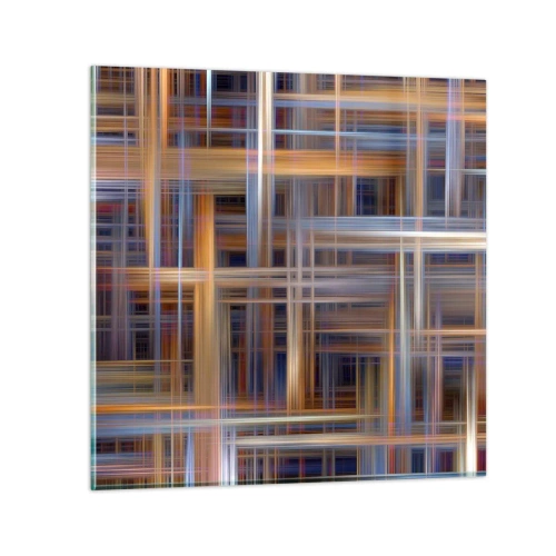 Obraz na skle - Utkané zo svetla - 30x30 cm