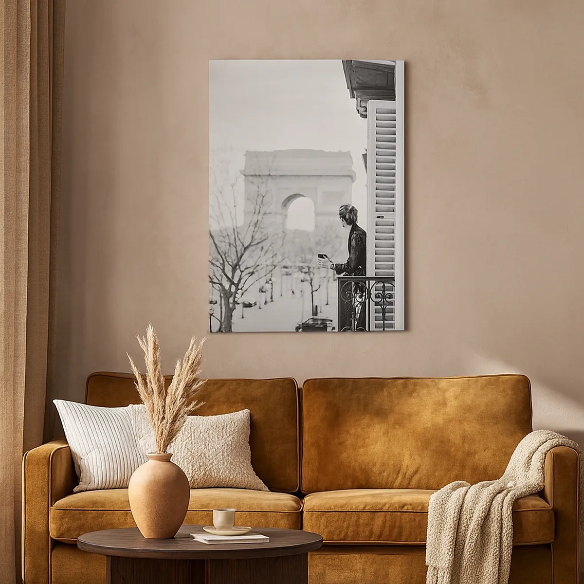 Obraz na plátne - Izba s výhľadom - 50x70 cm