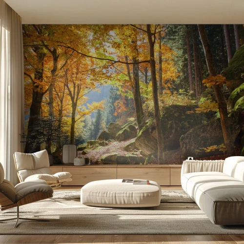 Fototapeta na mieru Standard Eco - Čas na odpočinok - Krajina, les, Príroda