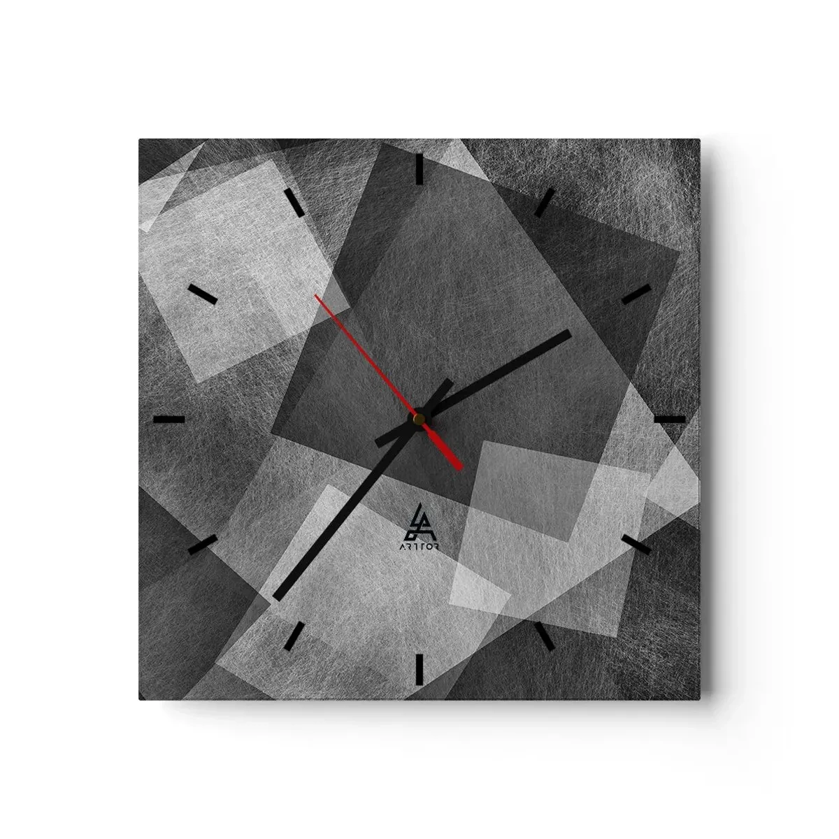 Nástenné hodiny - Odveký symbol trvalosti a poriadku - 30x30 cm
