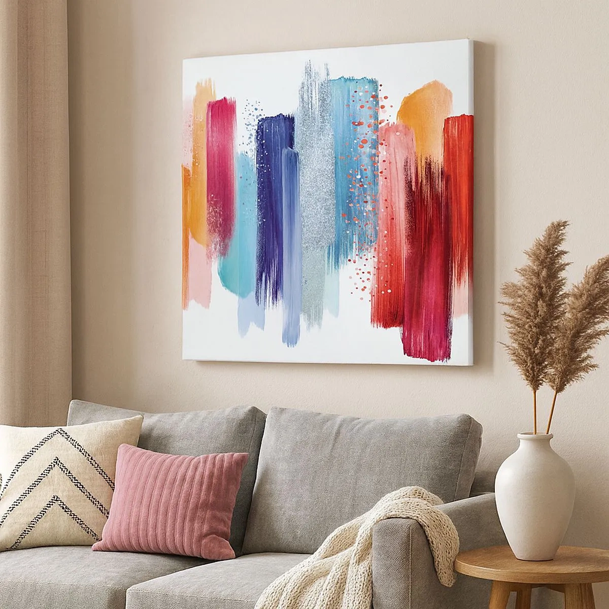 Obraz na plátne - Hore a dole - 30x30 cm