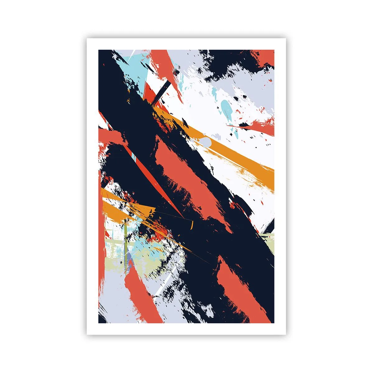 Plagát - Dynamická kompozícia - 61x91 cm
