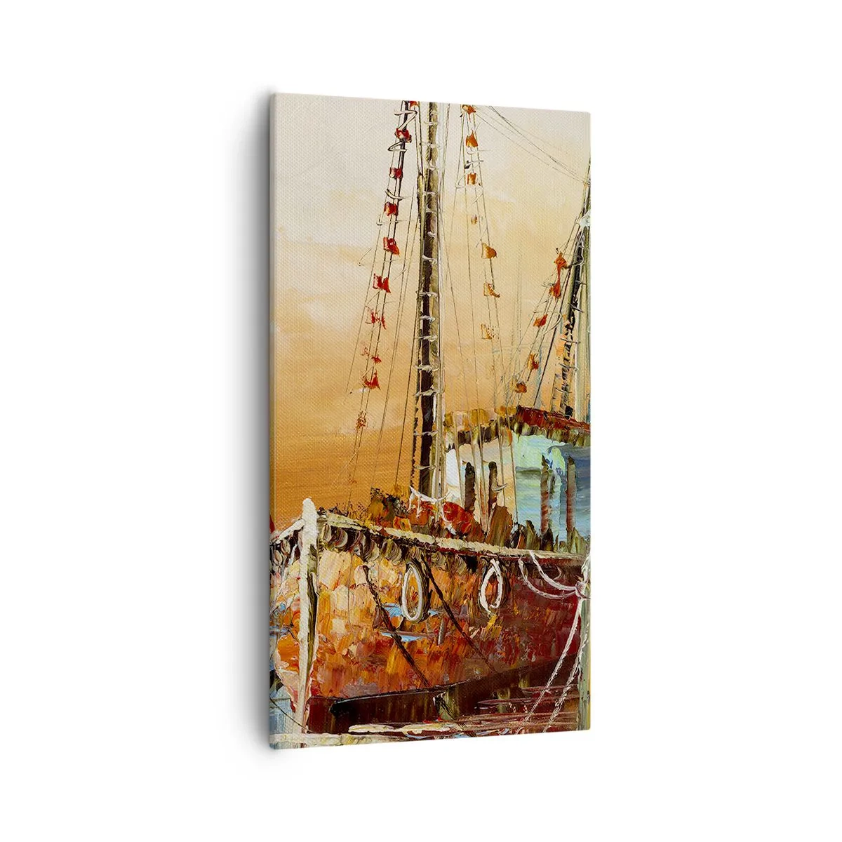 Obraz na plátne - Pokojný návrat - 55x100 cm