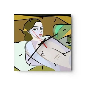 Nástenné hodiny - Intímny portrét - 40x40 cm