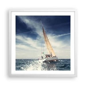 Plagát v bielom ráme - Nás nedobehnú! - 50x50 cm