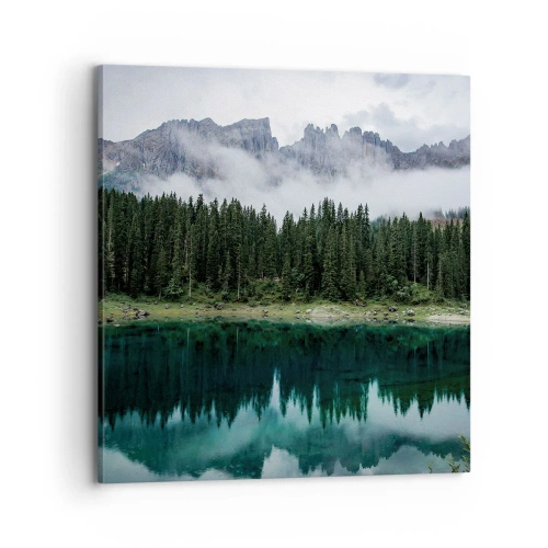 Obraz na plátne - Ticho, ticho, neprebuďme spiacu vodu…. - 70x70 cm