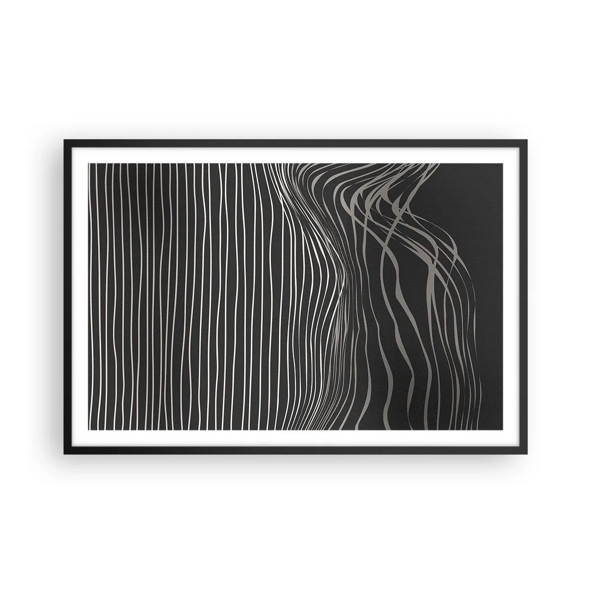 Plagát v čiernom ráme - Rytmus a prízvuk - 91x61 cm