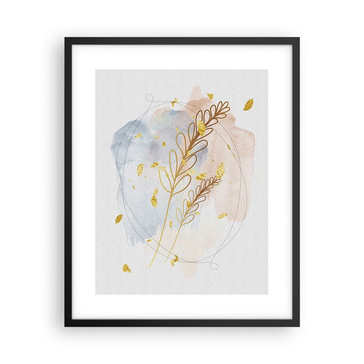 Plagát v čiernom ráme - Zlatý závan - 40x50 cm