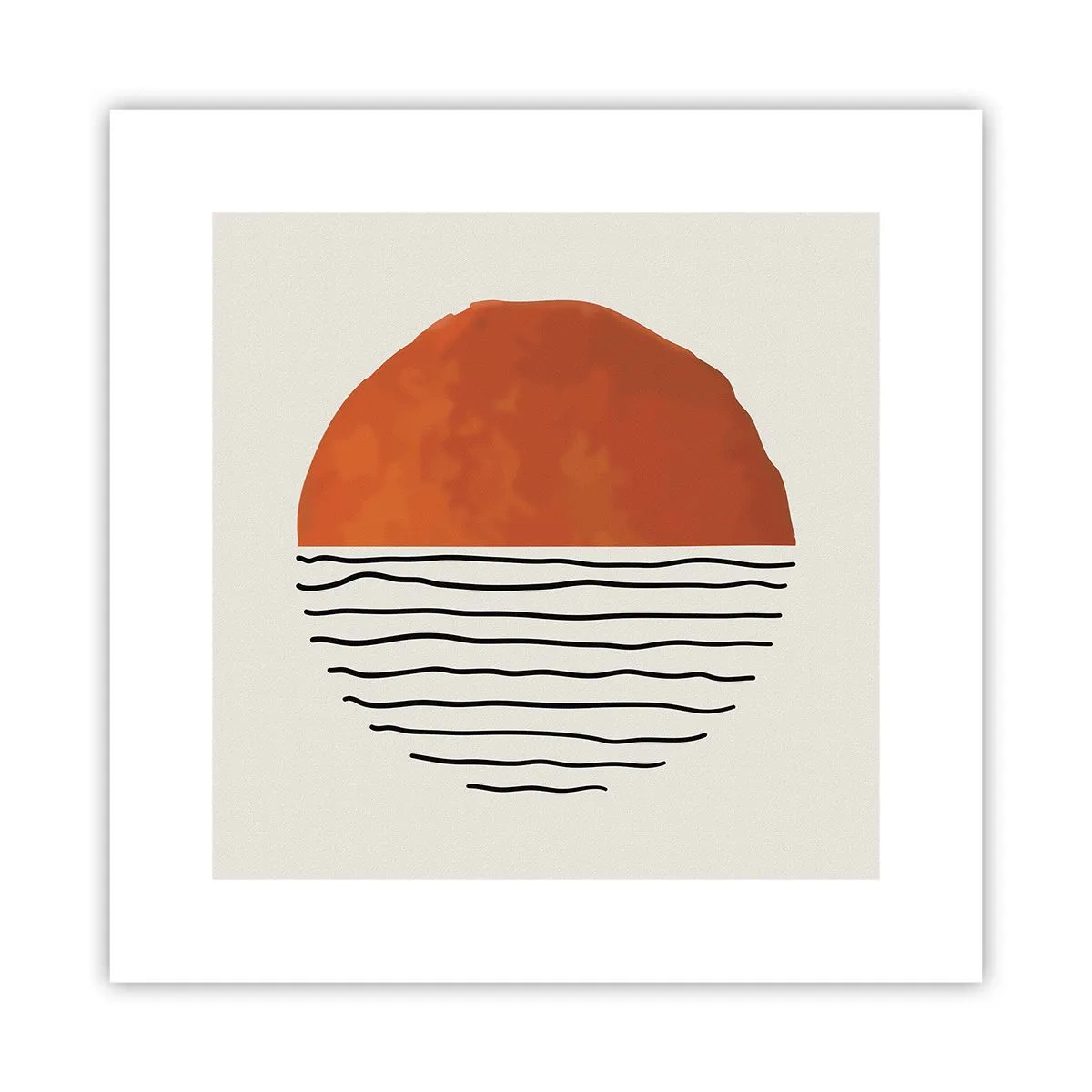 Plagát - V japonskej atmosfére - 30x30 cm