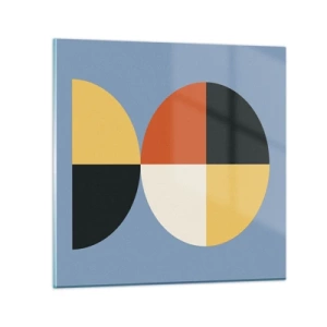 Obraz na skle - Pozri a počítaj - 60x60 cm