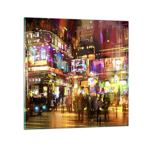 Obraz na skle - V mori svetla - 30x30 cm