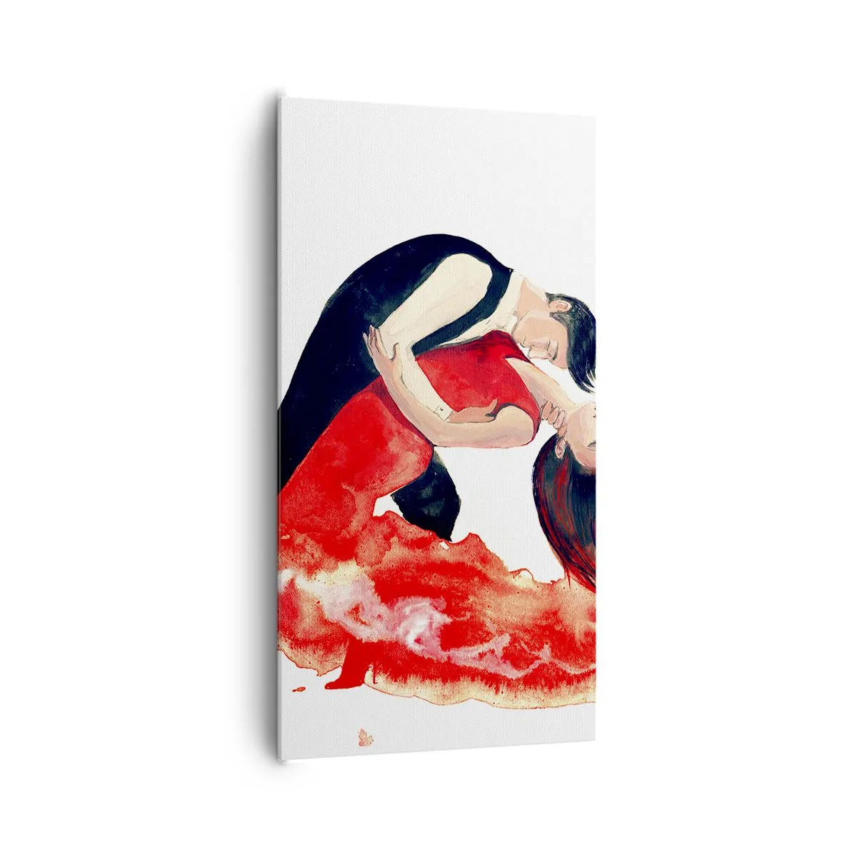 Obraz na plátne - Tango - zmyselná vlna - 65x120 cm