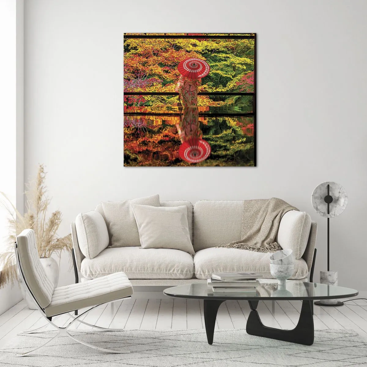 Obraz na skle - V chráme prírody - 70x70 cm