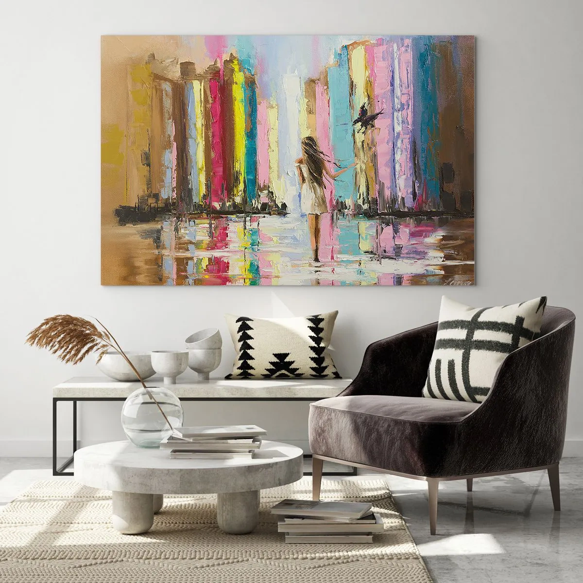 Obraz na skle - Poď so mnou - 120x80 cm