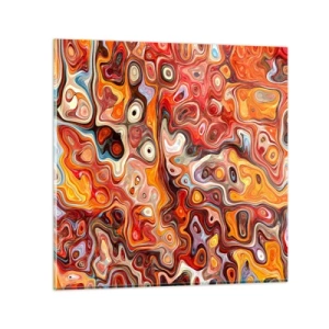 Obraz na skle - Keby sa orechy rozpúšťali v mede - 30x30 cm