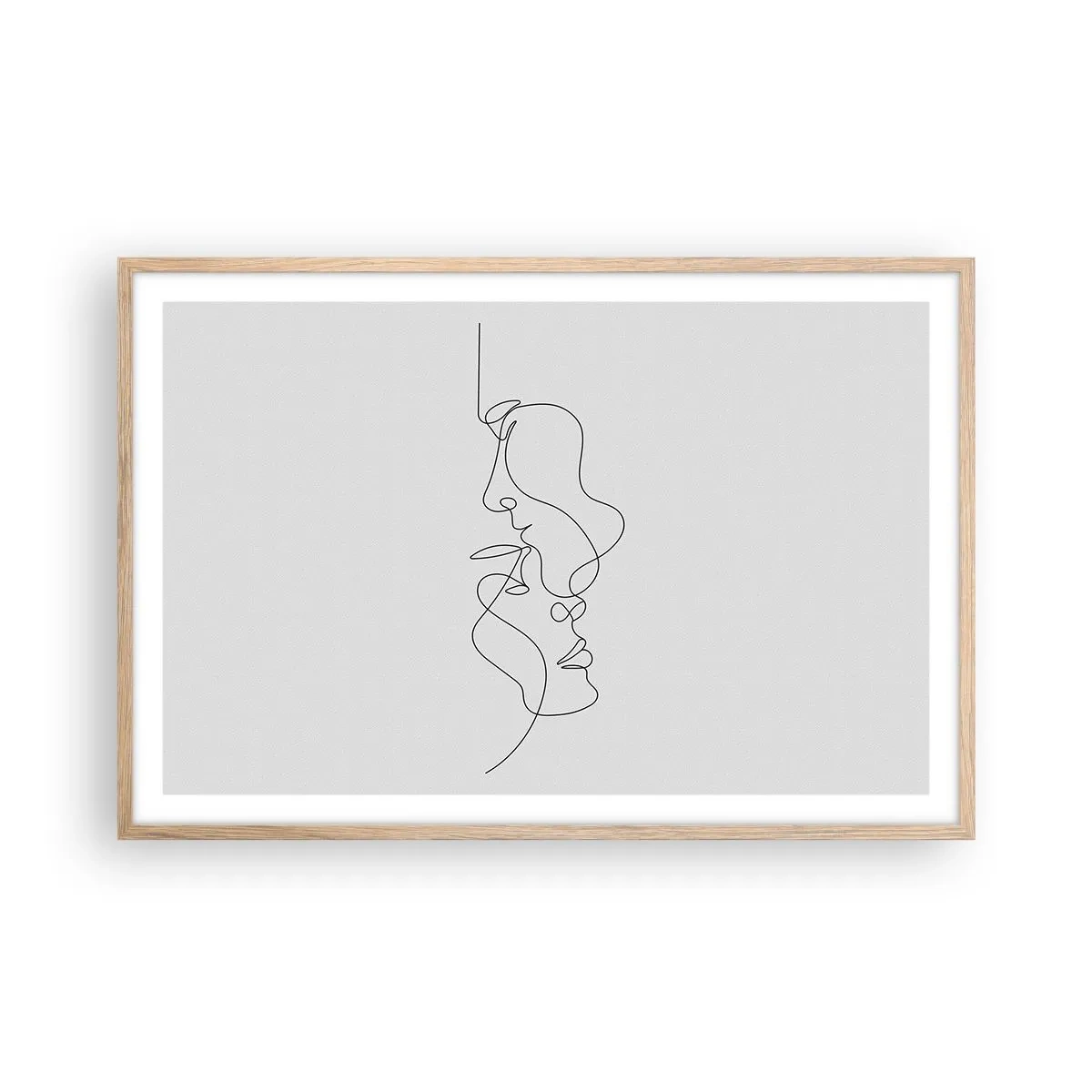 Plagát v ráme zo svetlého duba - Žiar vášnivých túžob - 91x61 cm